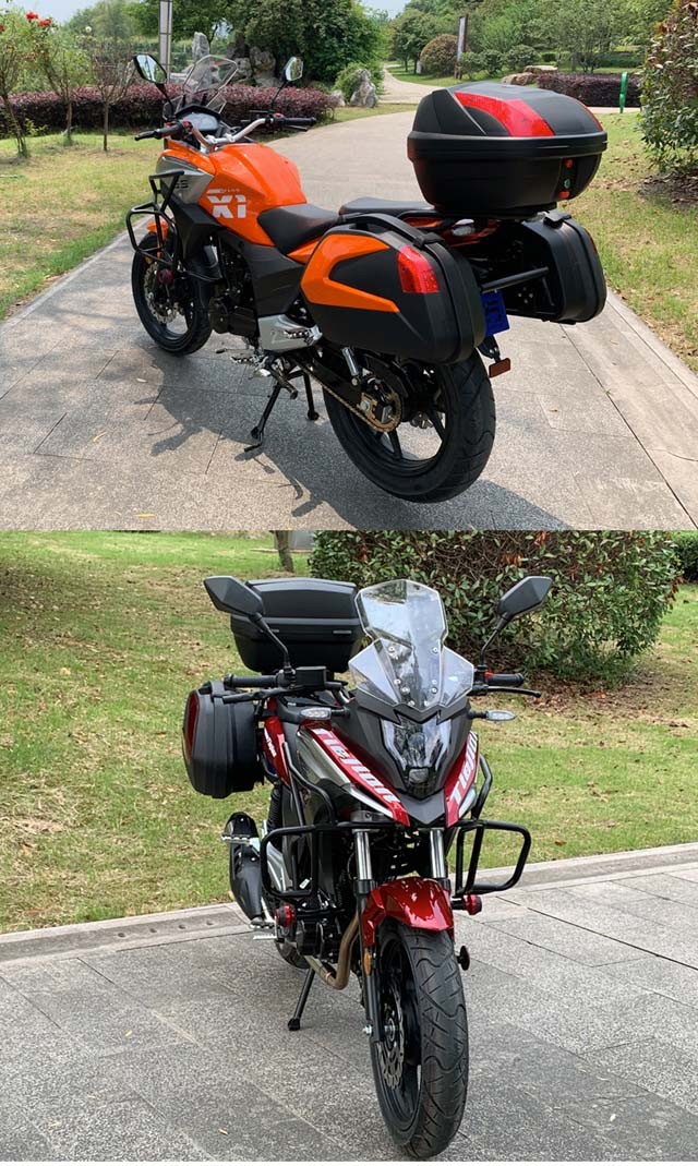 新款国产拉力车摩托车150cc国四电喷跨骑摩托车整车长途摩旅机车街车