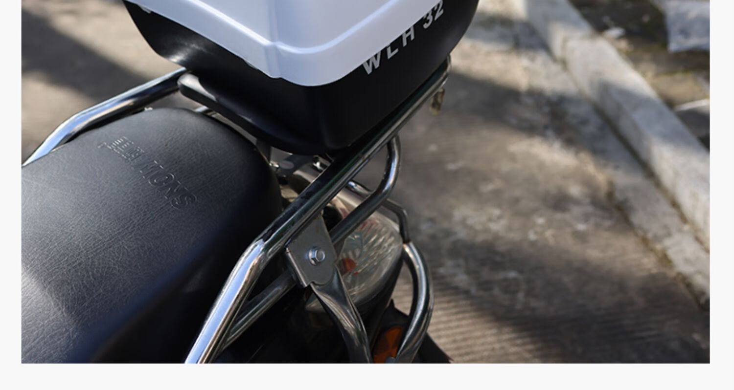 雅马哈mt03尾箱适用e32摩托车 踏板电动车小后备箱白黑中小琦栗 e32