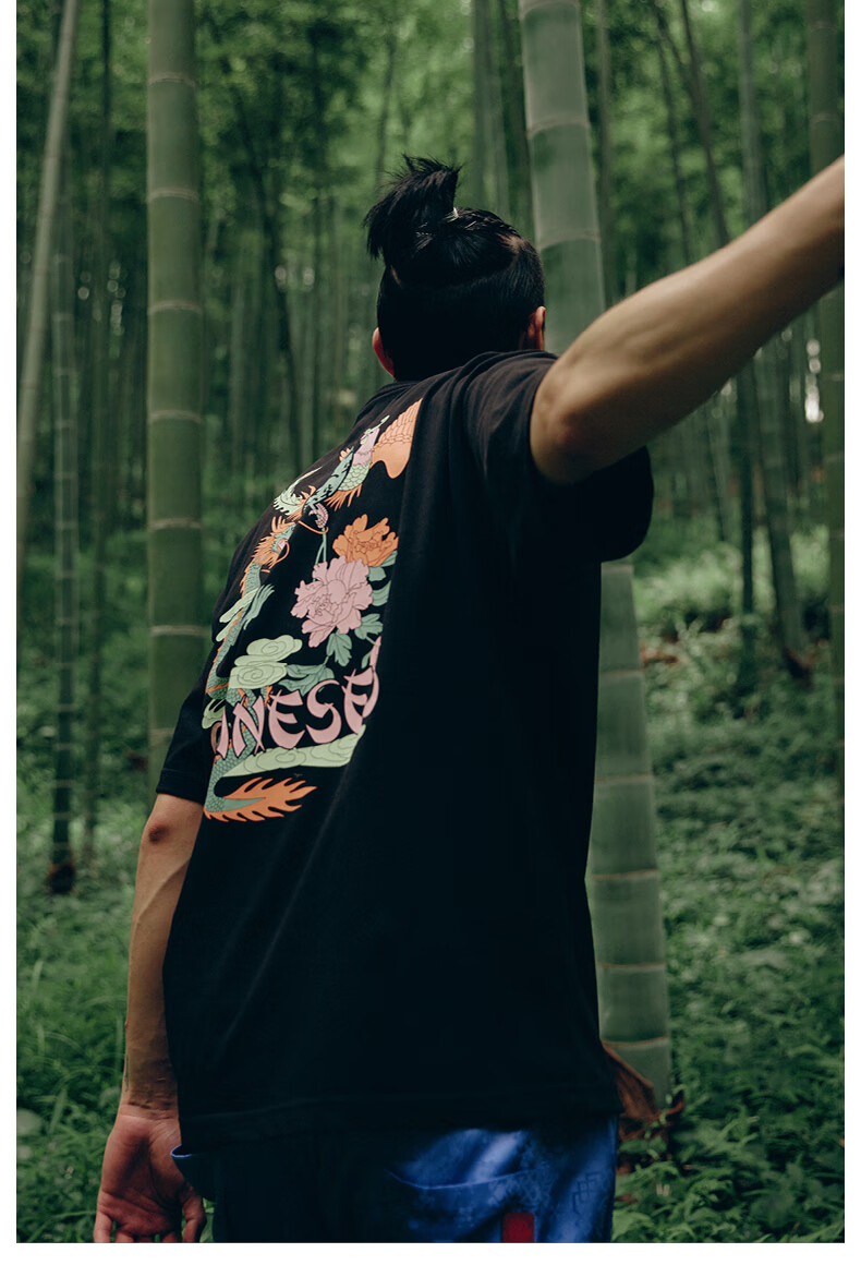 【clot clottee】花龙印花短袖t恤 华人系列 黑色 陈冠希主理 黑色 00