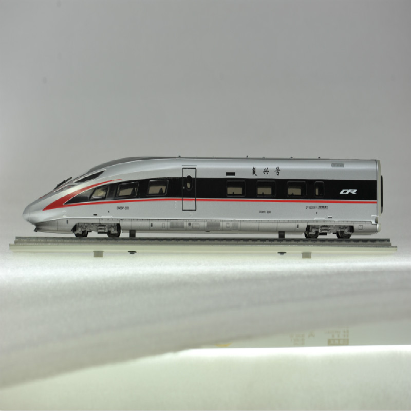 复兴号集动绿巨人高铁模型仿真合金动车组和谐号火车模具摆件187金色