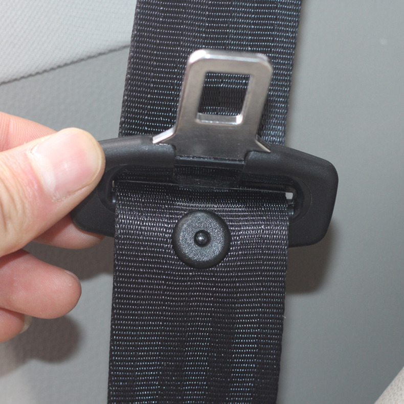 汽车保险带限位卡扣固定扣防滑定位纽扣安全带卡位钮钉黑色100个