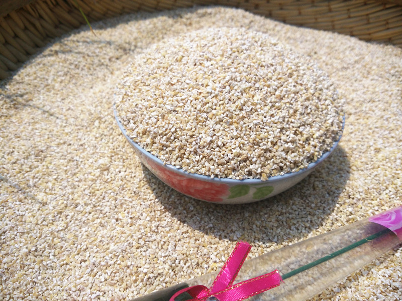 茗老汉 盐城特产五谷杂粮大麦采子大麦面粗粮大麦糁大麦米大麦彩子 5