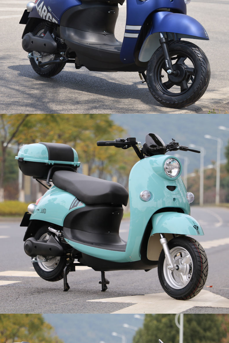 2022年新款电动车学生72v长跑龟五电瓶车成人60v电摩踏板车代步车