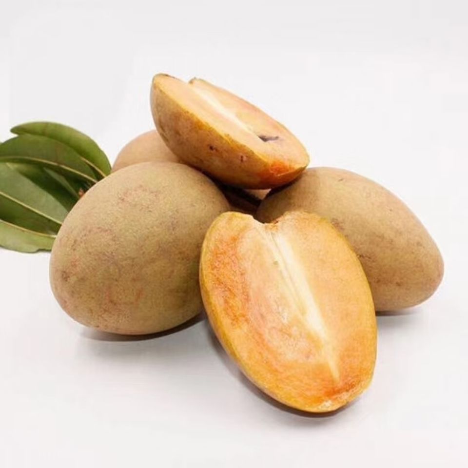 海南人心果养生圣果新鲜果园现摘非常甜热带水果稀奇稀有水果2斤装