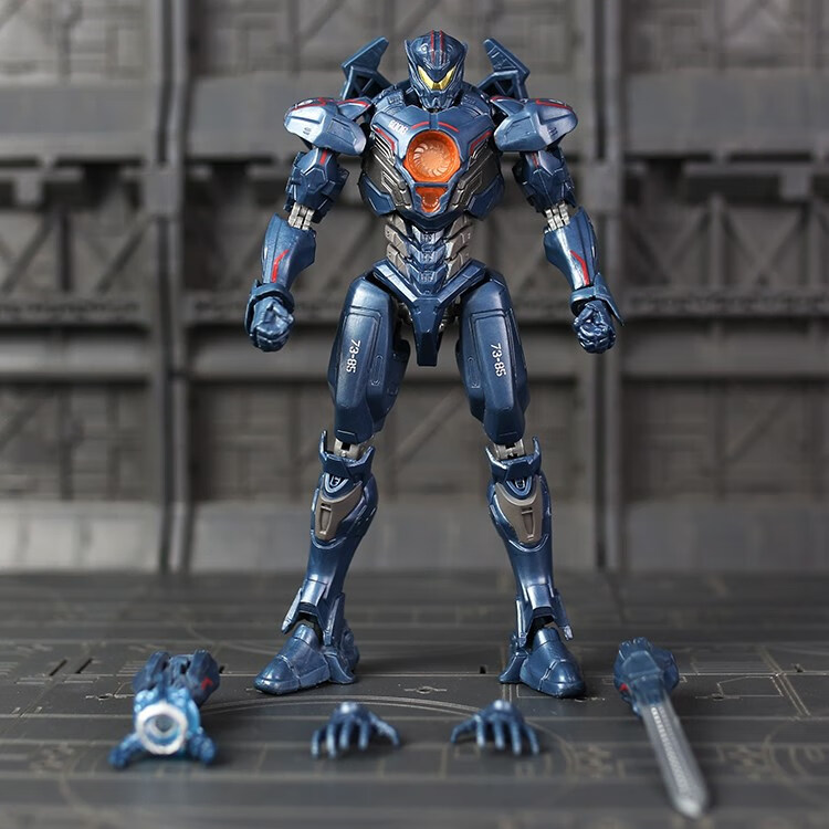 【新品】环太平洋机甲模型金属猎人机甲复仇流浪者可动玩具暴风赤红