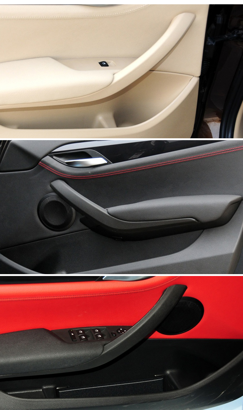 适用0915年宝马x1车门内拉手车门内扶手门内把手扣手拉手盖板右边黑色