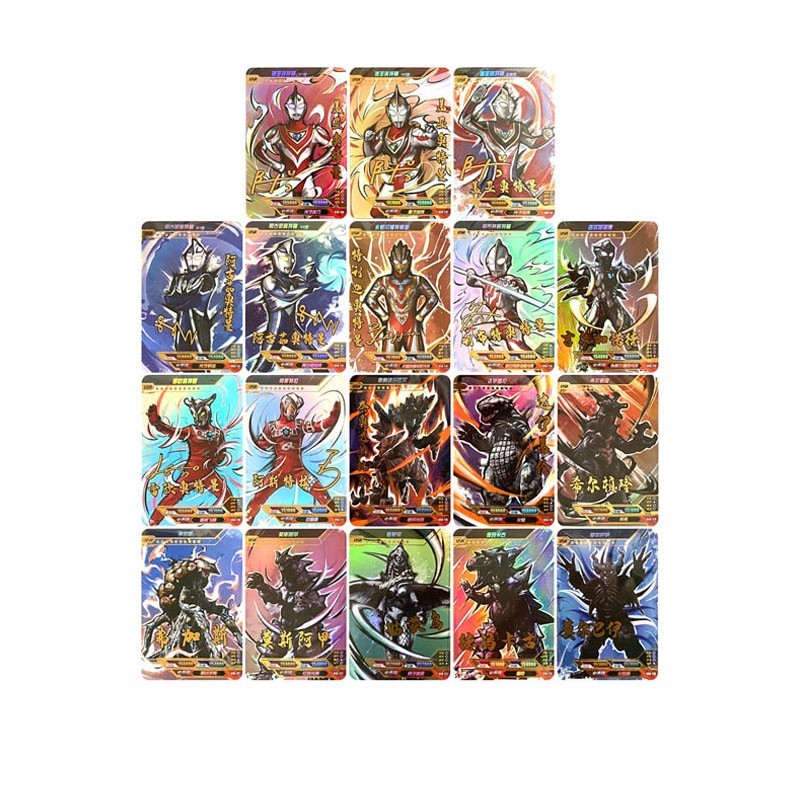 奥特曼卡片第15弹传奇版usr签名卡永恒闪耀特利迦盖亚怪兽卡片满星