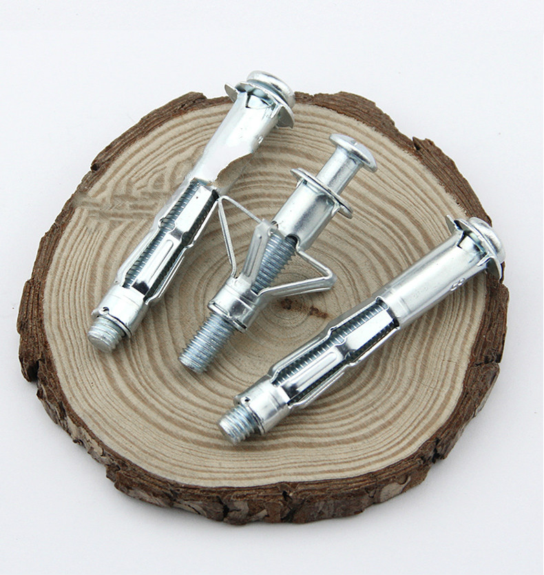 空心砖专用膨胀螺栓空心墙膨胀螺丝飞机石膏板膨胀螺丝中空壁虎管 5*5