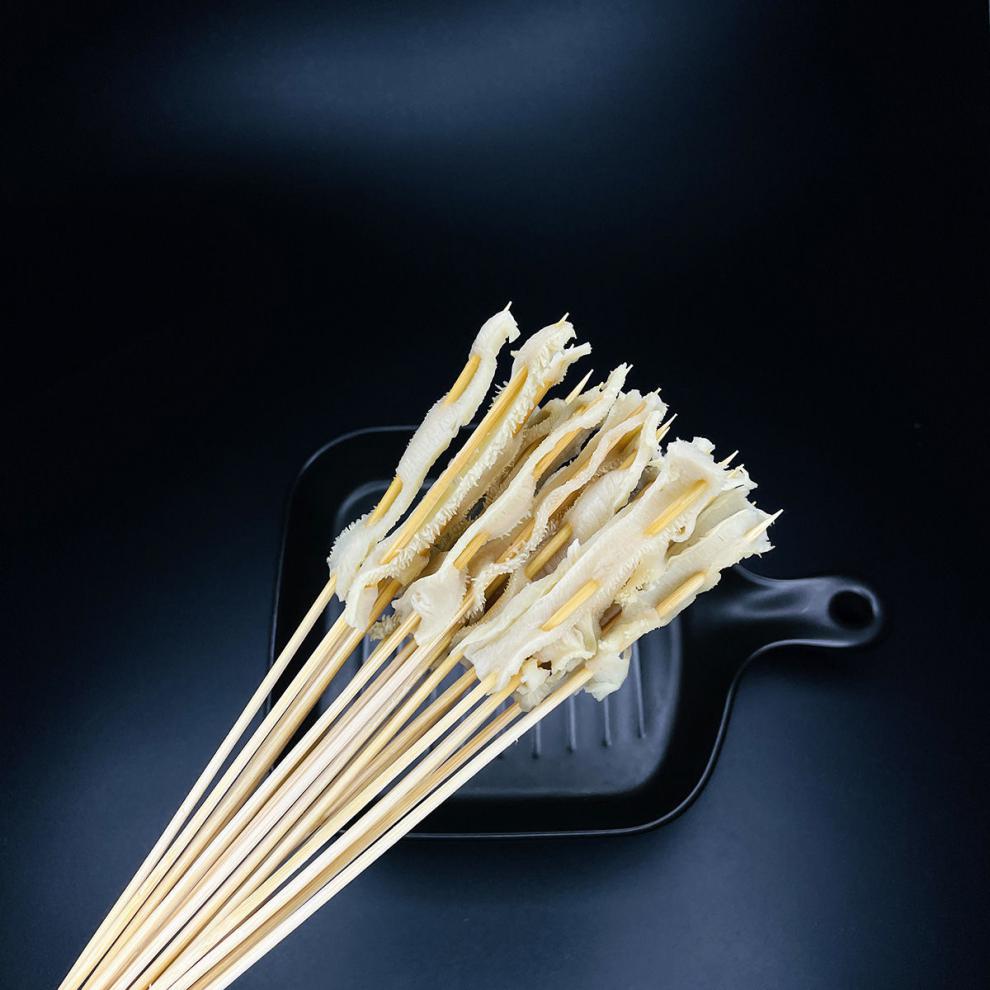 新鲜牛肚小串100串 铁板烧烤火锅食材网红冷锅涮清真毛肚串顺丰批发