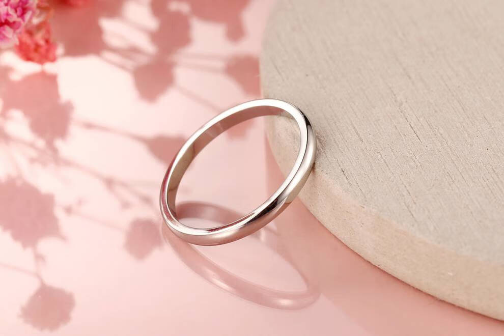 时代少年团贺峻霖同款戒指玫瑰金色2mm超细尾戒个性情侣极简ins风玫瑰