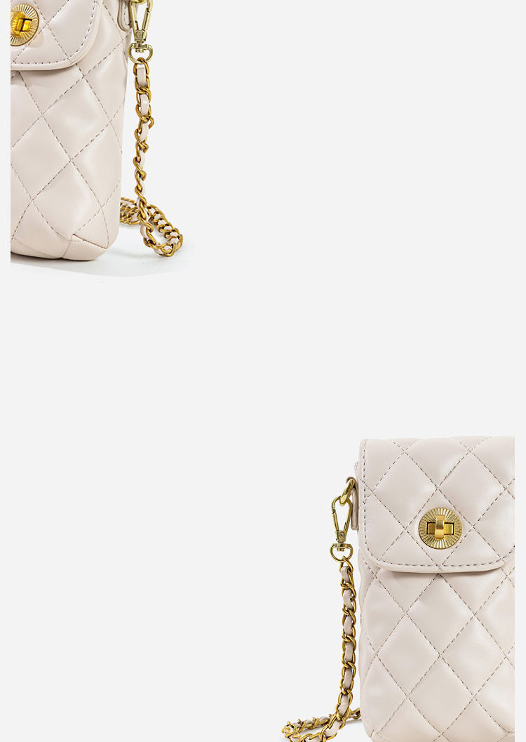 mc手机包包女斜挎新款2021迷你小挎包网红百搭ins链条秋冬小 黑色【图