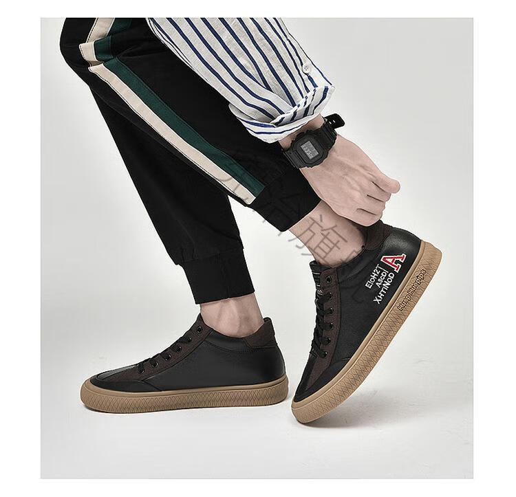 kuse/库瑟好鞋不跳脚意大利工匠专业级隐形增高鞋男鞋休闲板鞋2022