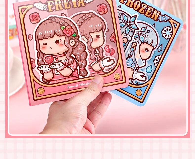 樱安娜 小麻薯方方本手账本魔法系列秋冬限定玫瑰公主少女心复古手帐