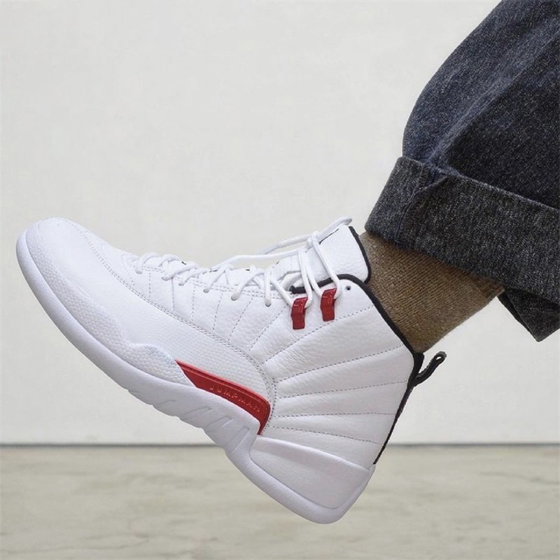 【现货】耐克air jordan 12 aj12 樱花白粉冰淇淋篮球鞋 510815-101