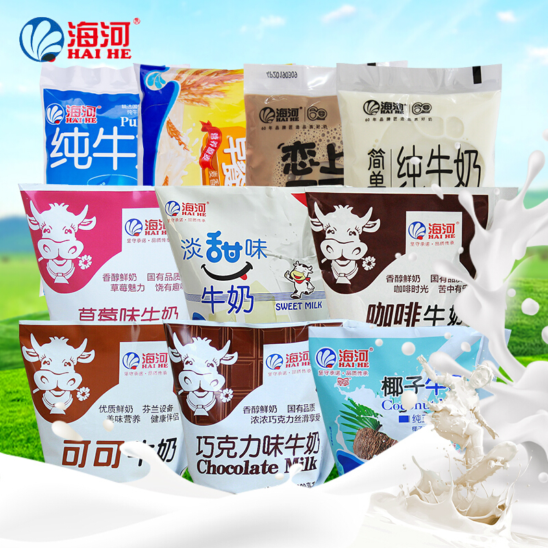天津海河乳品椰子牛奶调制乳网红早餐抖音牛奶可备注口味 12袋