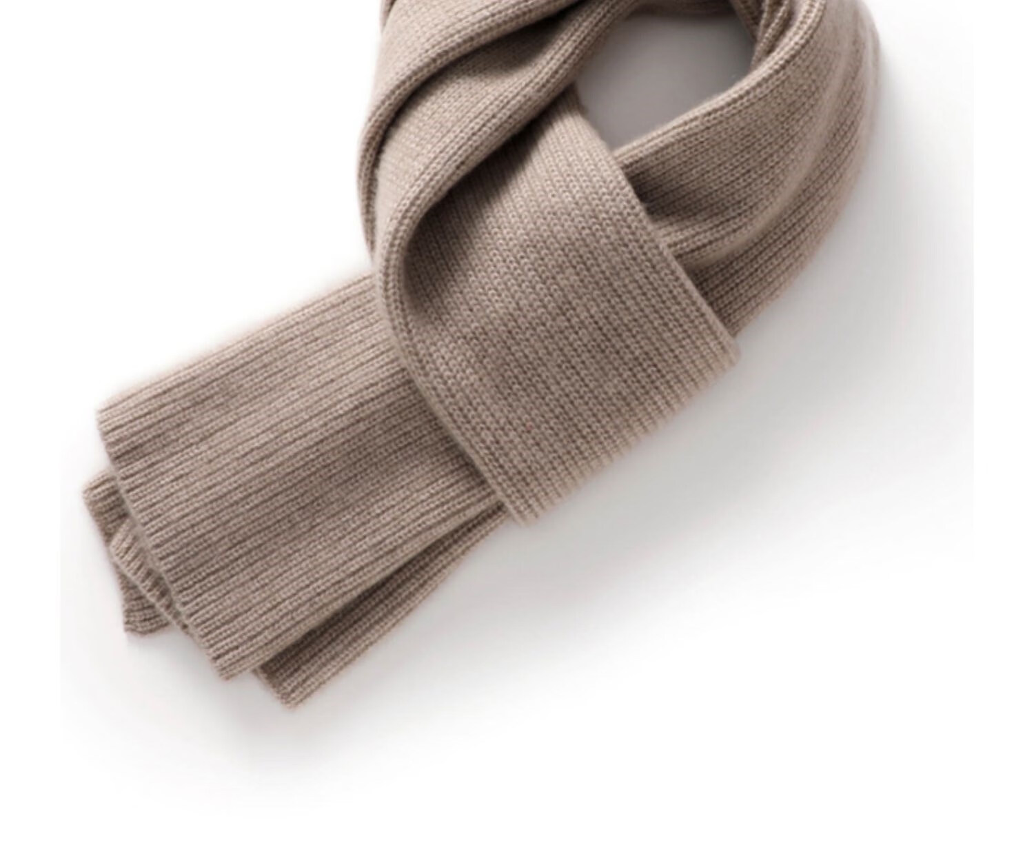 鄂尔多·斯市产自营新品围巾韩版元宝针纯山羊绒围巾针织短款加厚