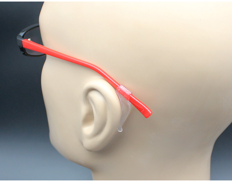 透明眼镜防滑套耳套耳勾耳托耳挂固定眼镜腿套防掉器脚套挂钩配件透明