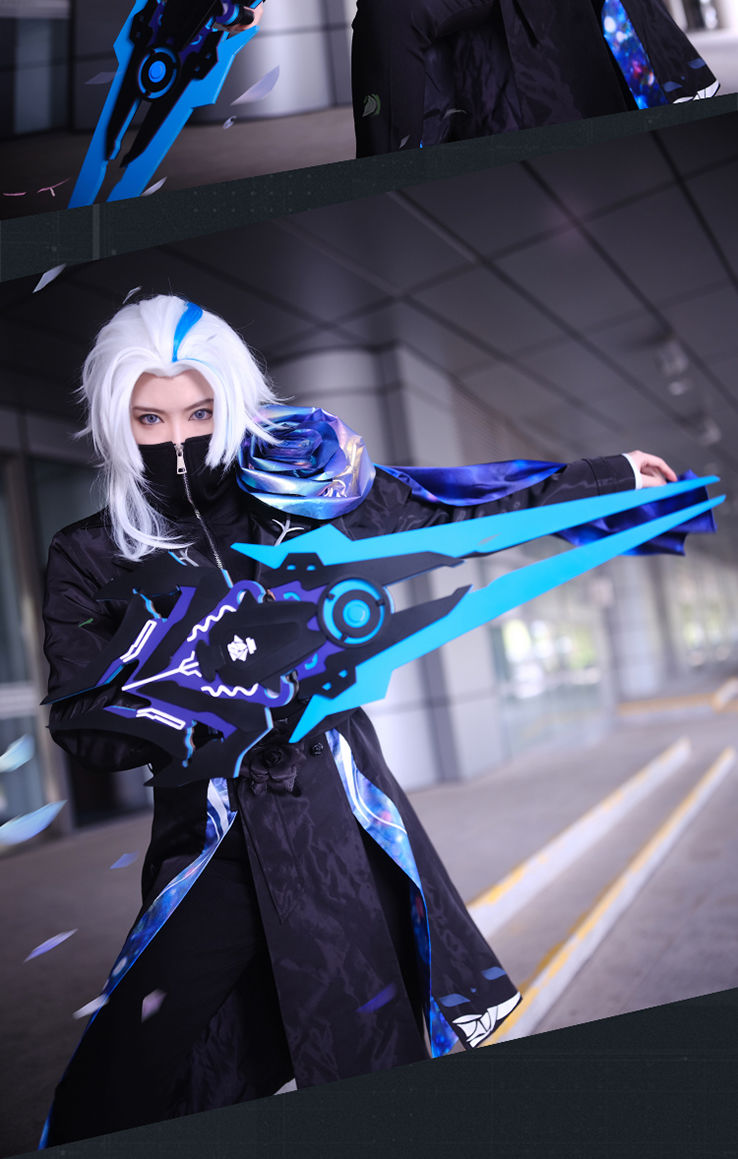 王者农药兰陵王cos服情人节限定默契交锋花木兰cosplay男装 衣服全套