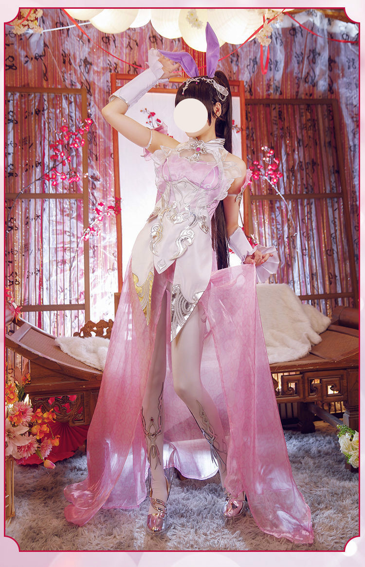 斗罗大陆小舞cos服五年之约动漫成年兔子儿童小舞cosplay女装定制 s