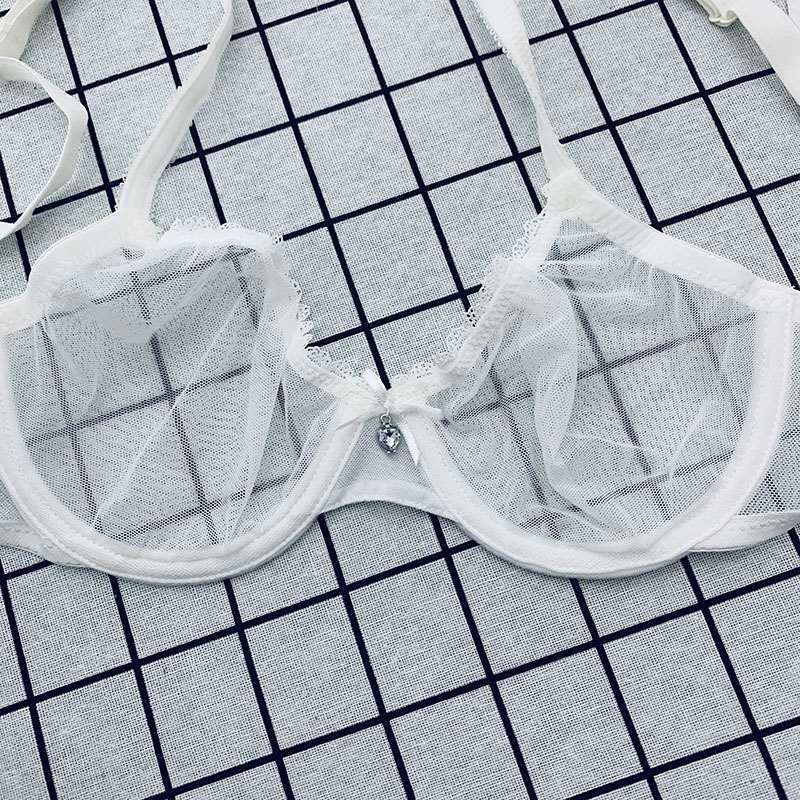 【官方旗舰】新品大牌文胸不空杯超薄性感内衣文胸套装全透明兴趣胸罩