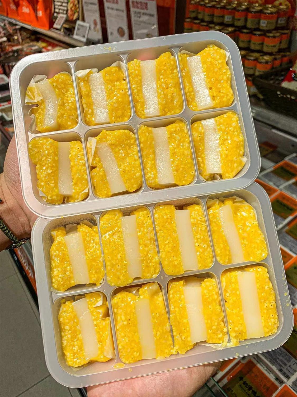 黄米凉糕同款小米凉糕黄米凉糕桂花酱甜点巴盟凉糕即食糕点凉糕4盒