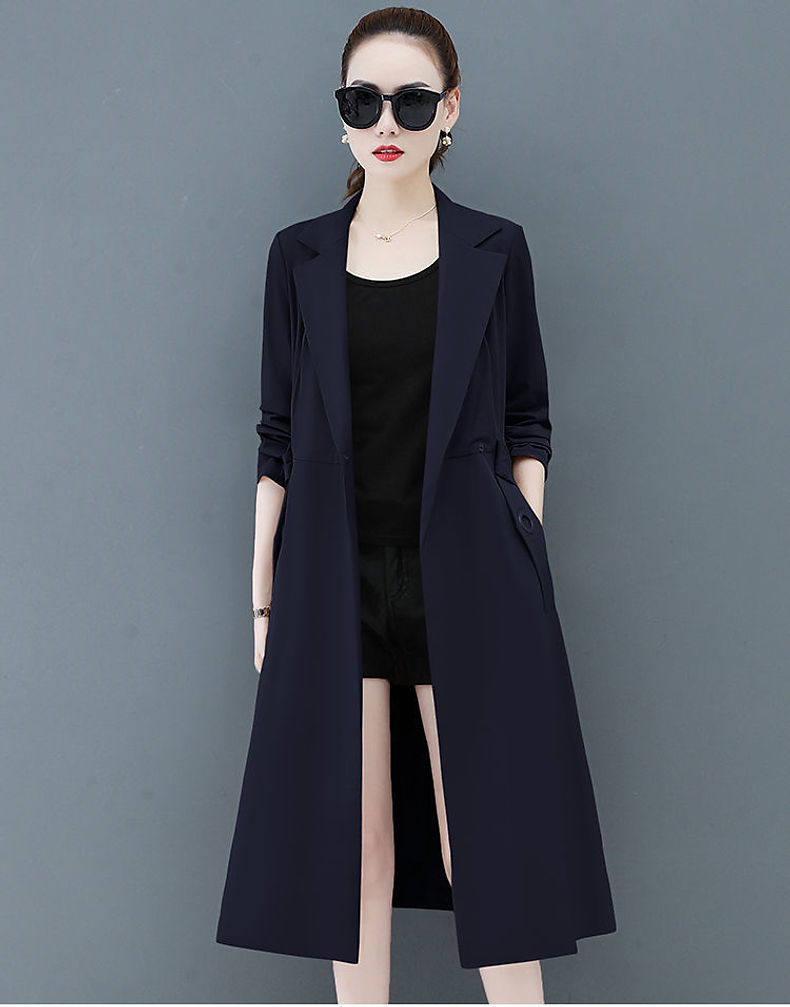 秋季中长款风衣女装外套今年流行风衣外套女春秋装年新款秋季阔太太