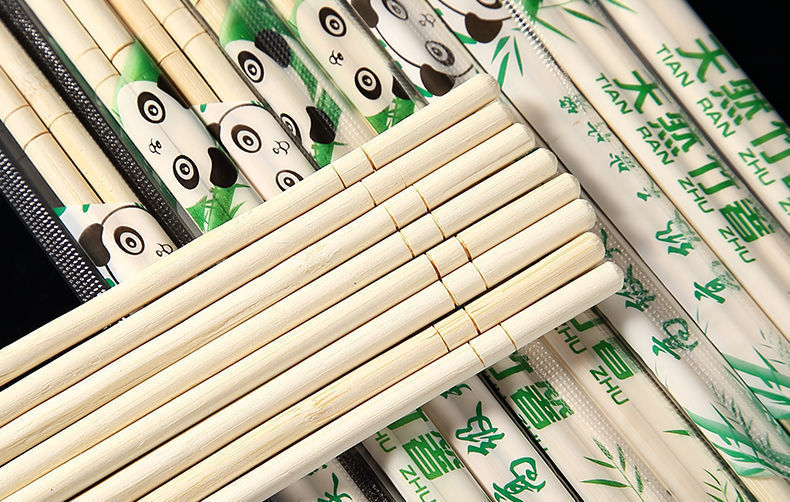 一次性筷子商用竹筷外卖筷一次卫生筷方便快餐店圆筷双笙筷子专用直径