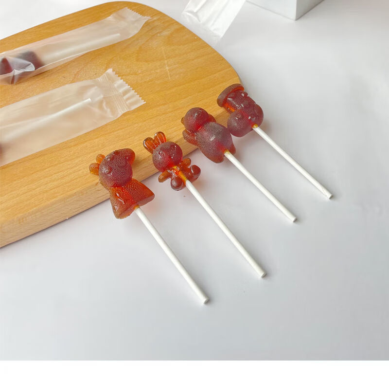 【艾素糖不伤牙】手工秋梨膏棒棒糖宝宝止儿童糖果批发100咳 圣诞造型