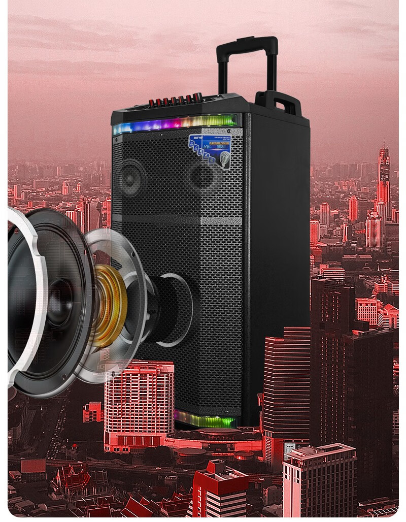 糖蚁糖蚁索尼(sony)同款广场舞音响15寸户外大功率重低音大音量蓝牙