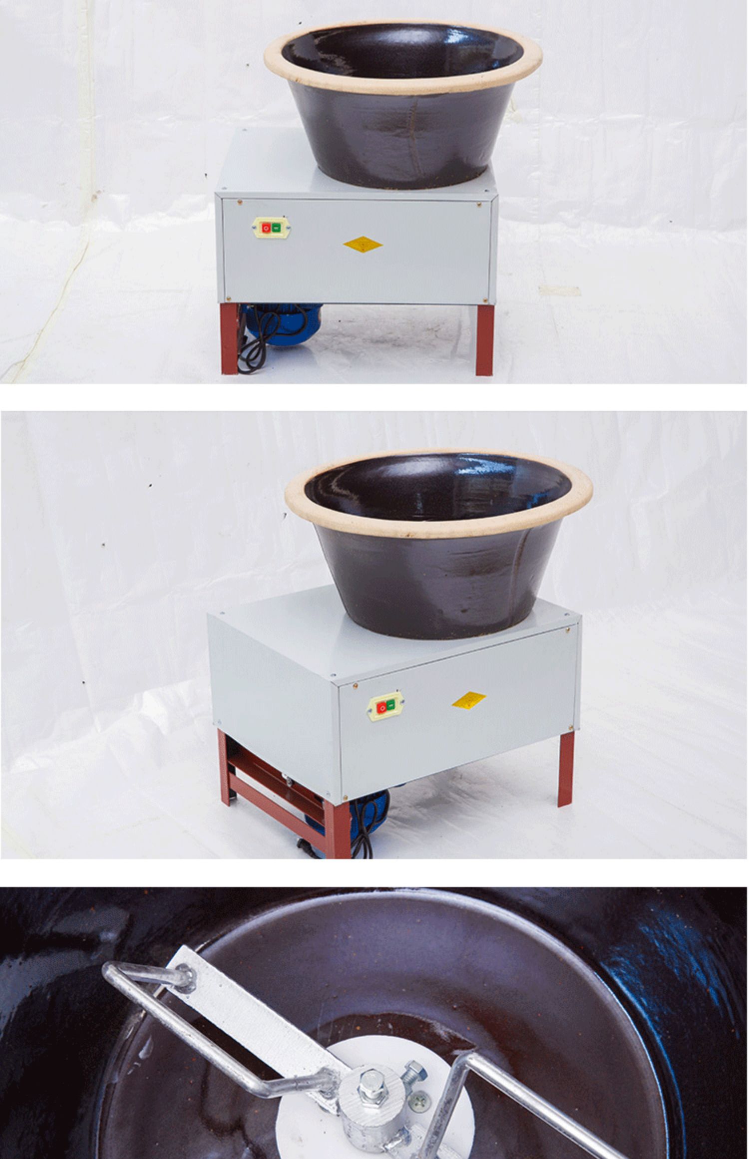 电动瓦盆和面机瓷盆搅面机拌馅机盆式发面机包子大饼馒头油条机hm20小