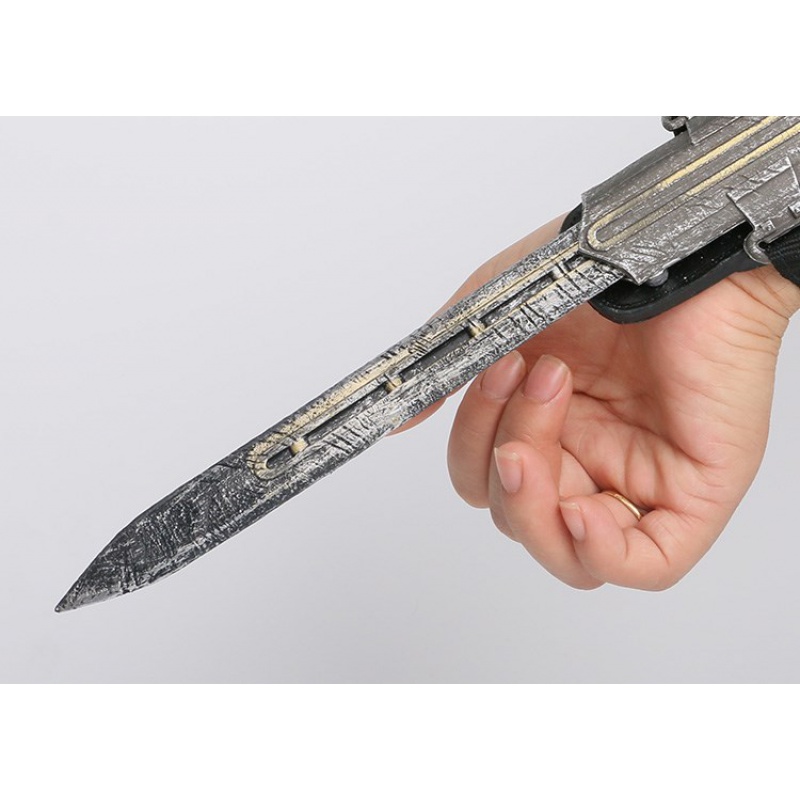 适用于袖剑骷髅可弹射金属袖剑11线控枭雄袖剑玩具cosplay道具之刃 4