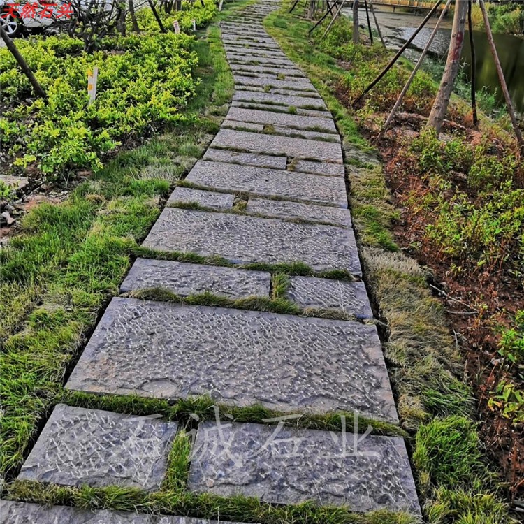 天南兄弟 户外台阶石庭院定制防滑青石板踏步 园林古建青石地砖 仿古