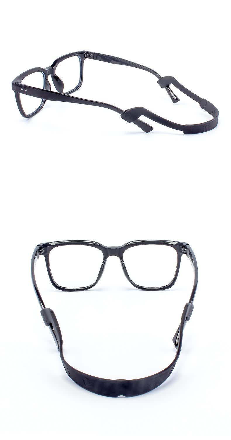 傲璐 眼镜防滑绳运动打球硅胶眼镜腿固定防滑防掉绑带耳勾套儿童挂绳