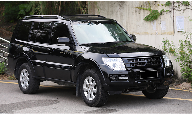 奢族适用三菱帕杰罗v97v93v87黑武士外饰改装件帕杰罗中网前脸后唇