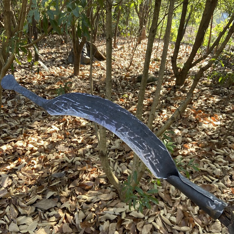 手工锻打刨刮剥削树皮刀神器月亮形弯刀去皮刀弯形切刀果树割树环