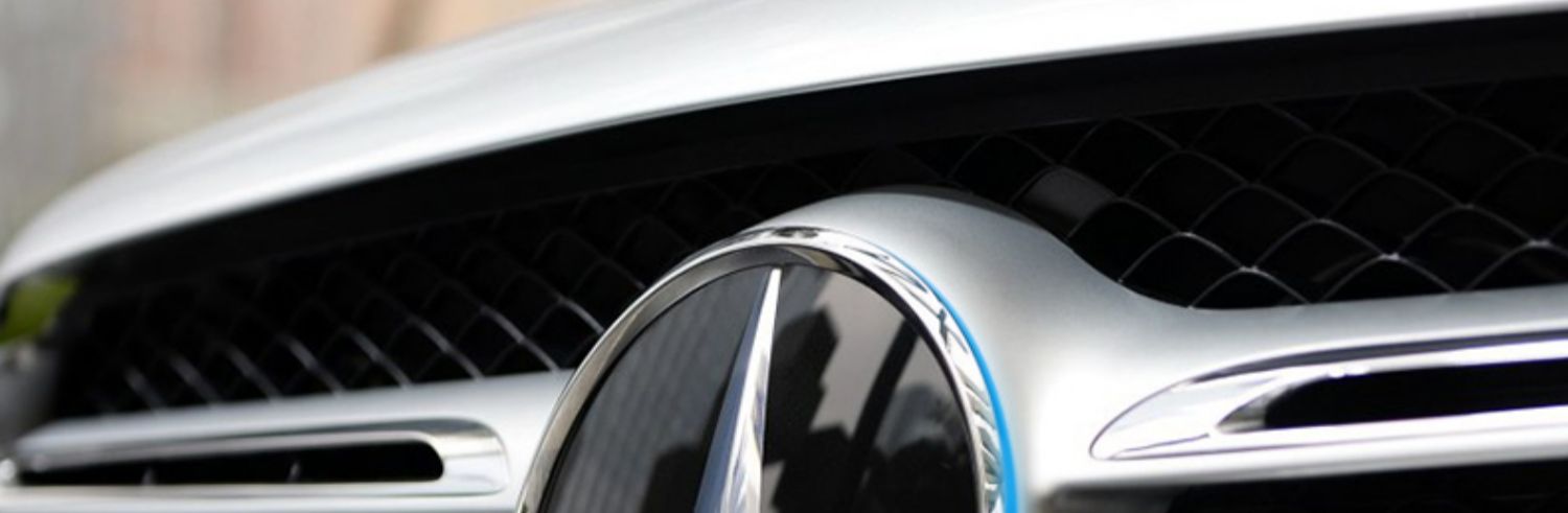奔驰前车标新e级c级c200l e300l glc260 cla/gle改装中网镜面大标 r级