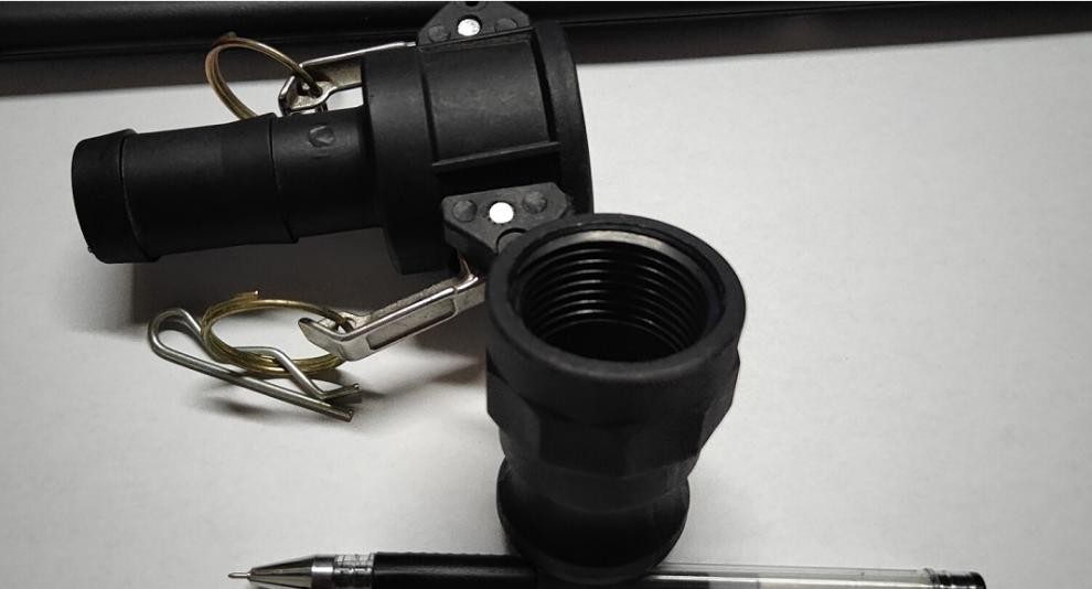 适用pe快接内牙接管pp快速接头塑料公母成套管道快速装换接-100 dn100