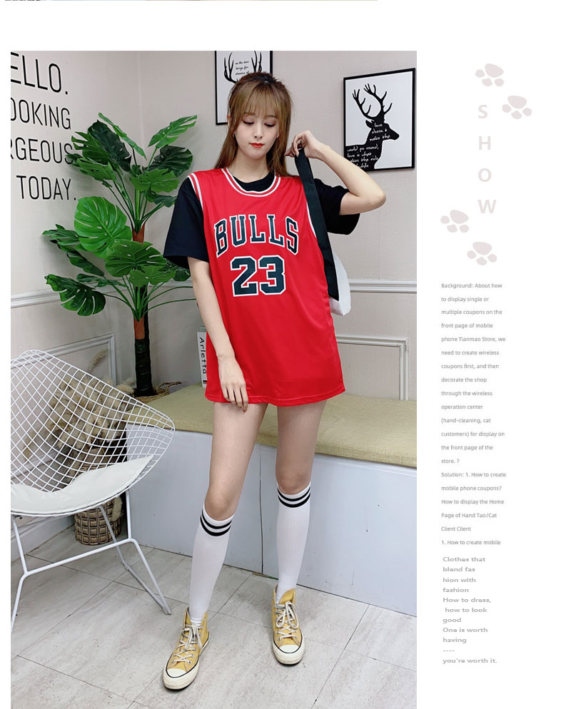 球衣假两件男女短袖23号湖人t恤11背心篮球服rasekon假二件湖人23号