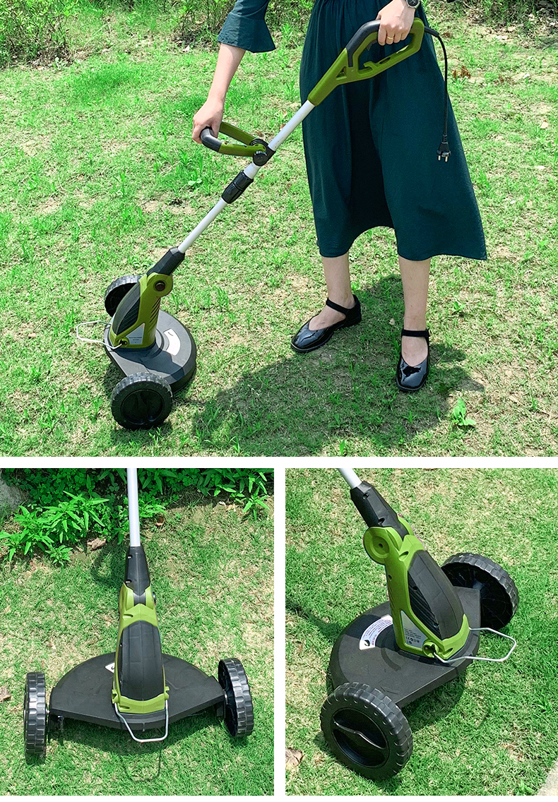 定制电动割草机小型家用除草神器草坪修剪机割草打草机多功能除草机