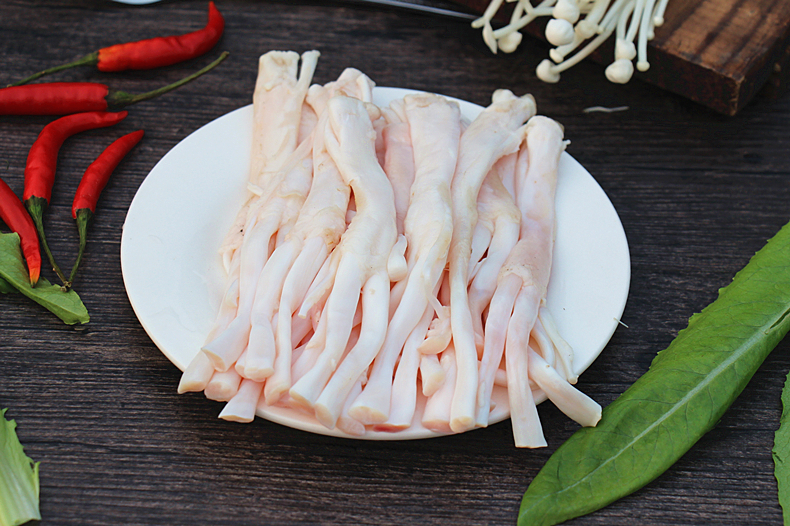 新鲜猪蹄筋生蹄筋2斤猪蹄子现杀猪脚筋猪腿猪大筋另有农家土猪肉