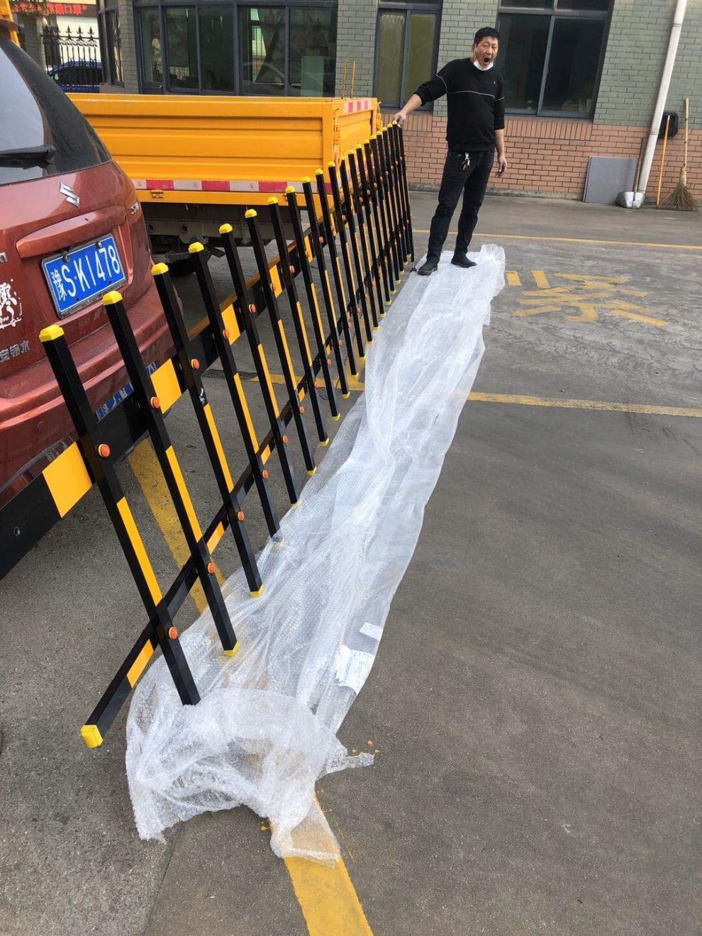 道闸杆栅栏杆八角杆小区门禁起落降抬杆停车场直杆铝合金闸机栏杆捷顺