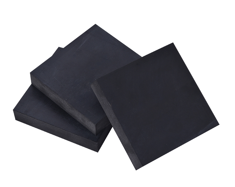 减震垫块橡胶缓冲垫工业机械防震垫方形橡胶板耐磨空调黑橡胶方块100