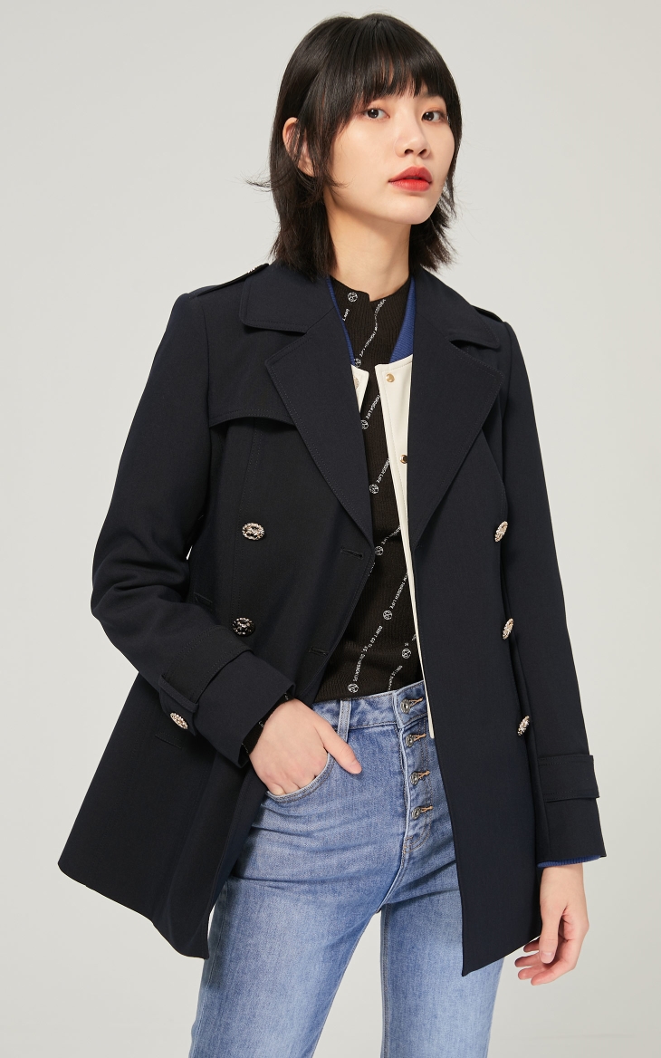 only2021冬季新款职场百搭收腰显瘦气质风衣外套女121336052e39水兵