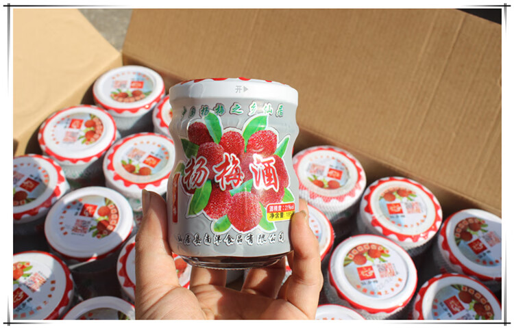 仙之梅杨梅酒小瓶装浙江仙居低度果酒水果梅子酒女士男士甜酒微醺24