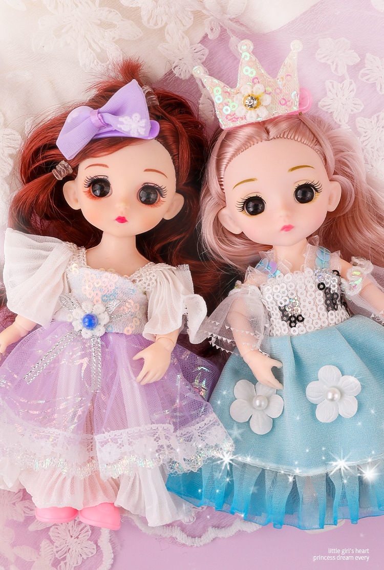 史泰萌娃娃玩具新年年货节生日礼物公主芭比玩偶礼盒换装礼包女孩2