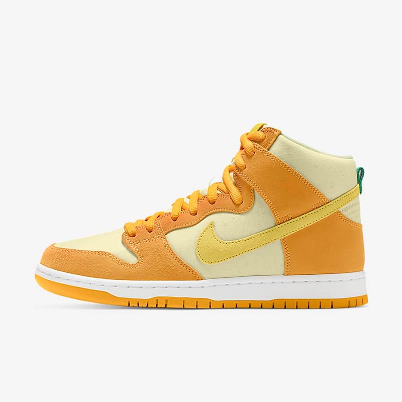 nike sb dunk high 黄色菠萝 男女款高帮休闲板鞋 dm0808-700 40