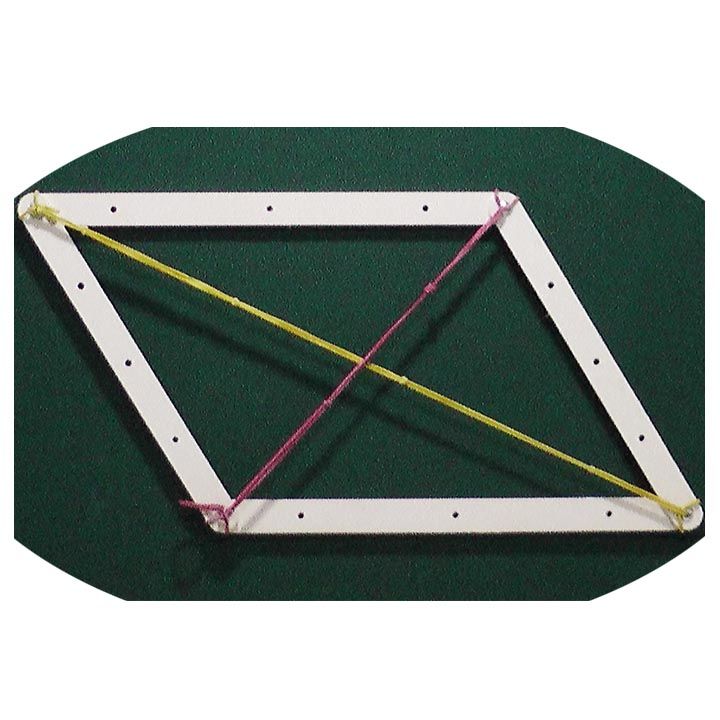 长方形平行四边形三角形稳定性演示器正方形学教具平面梯形五边形