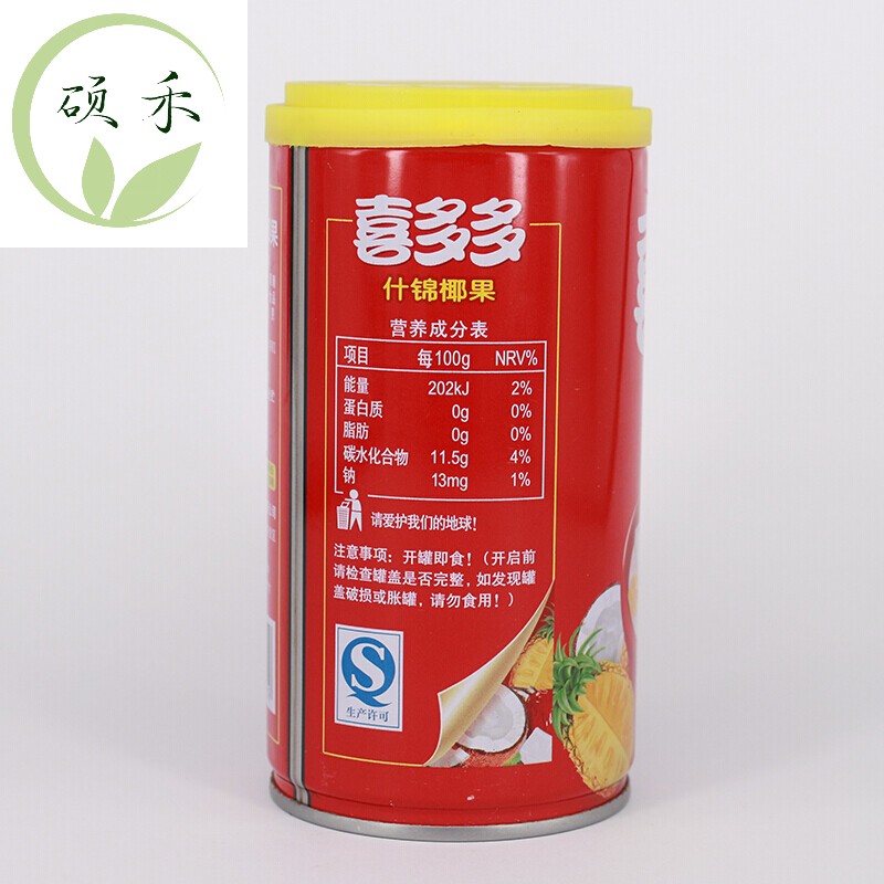 喜什锦椰果头370g6福建产食饮料水果头整箱什锦椰果370g24