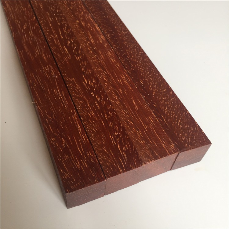 森洲 爆满金星红金檀佛珠木料木条小叶紫檀黄花梨原木料手串珠子料2.