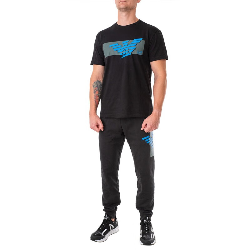 emporio armani阿玛尼裤子 男士鹰标休闲长裤 3hpp75 pj05z 1200 黑色